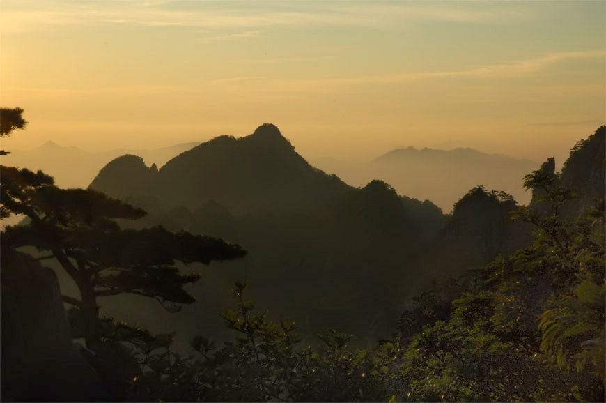 Huang Shan Sunset