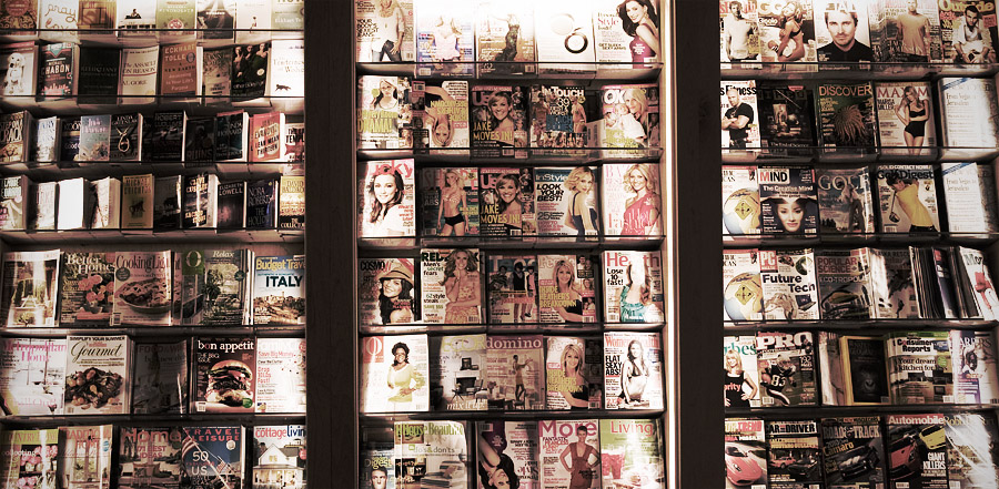 Magazine Stand on Boston Airport