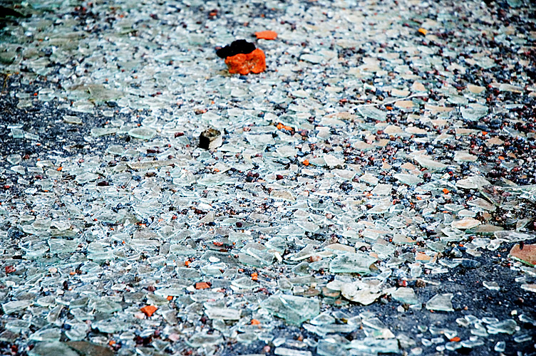 Broken glass