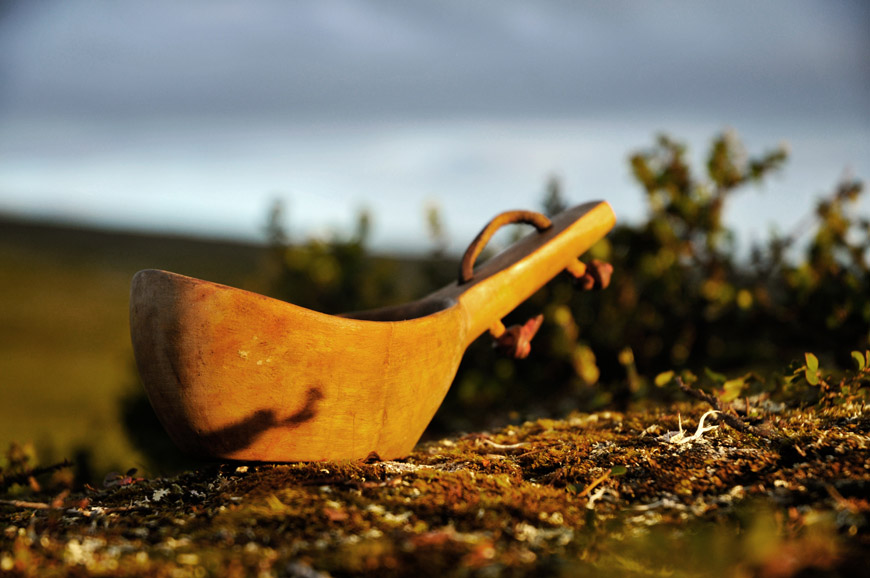 A traditional swedish coffee cup