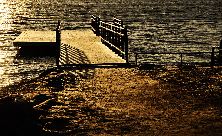 Sun and Water on a Winter Day