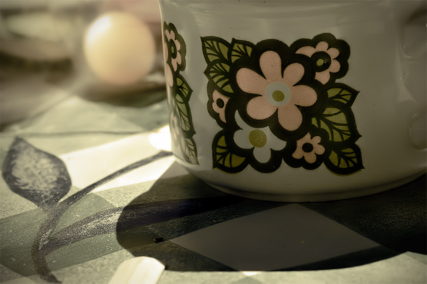 Breakfast in Summer Garden