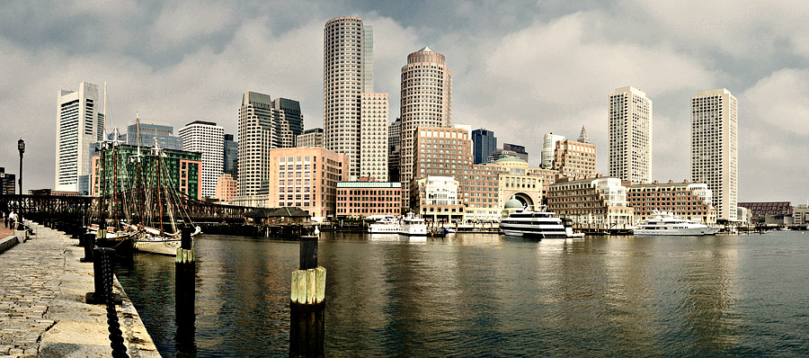 Waterfront panorama, Boston